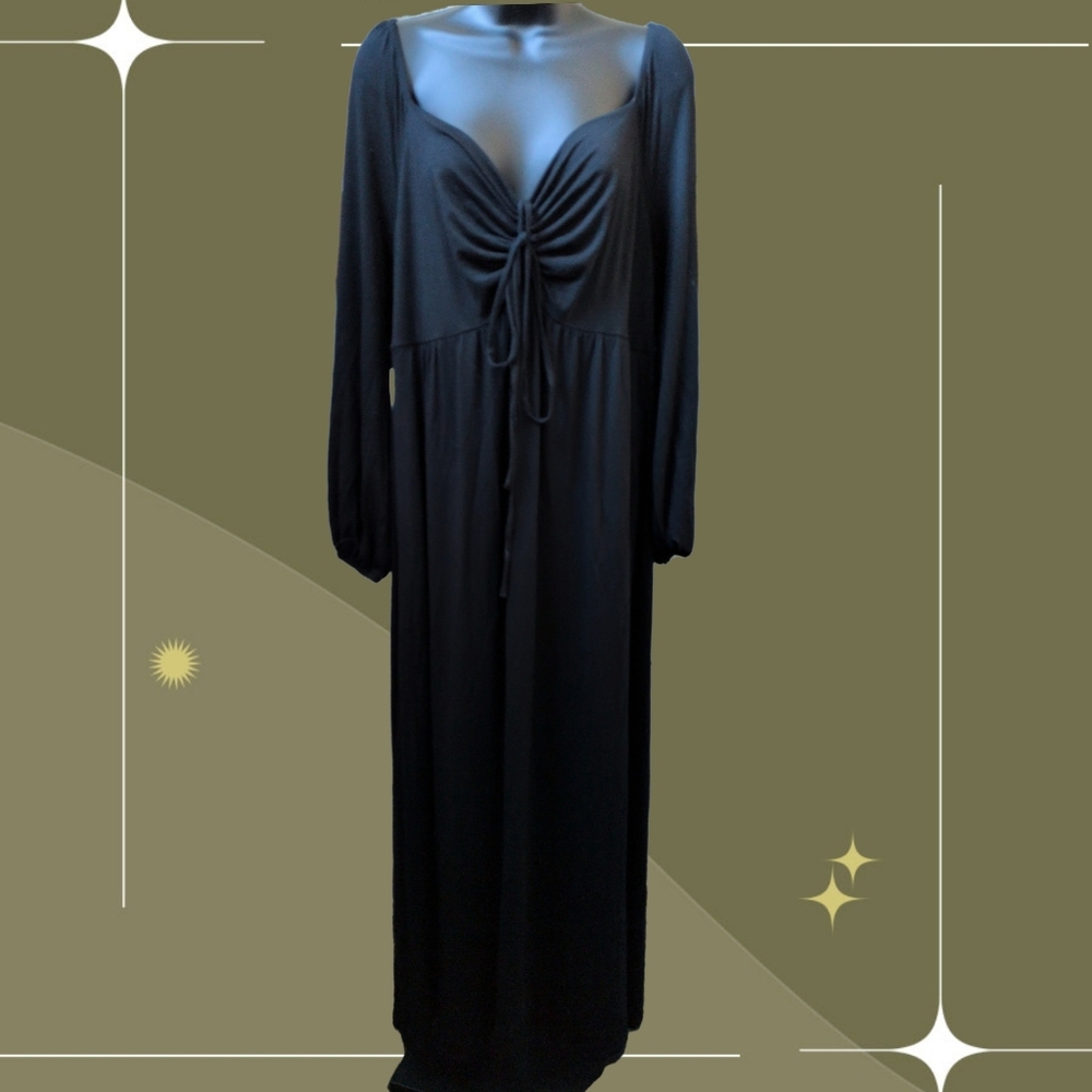 ✨ Boden Tie Front Long Maxi Dress Size 14R US
